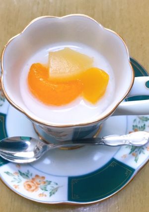 超おいしい!プリンのような牛乳寒天!-レシピのメイン写真