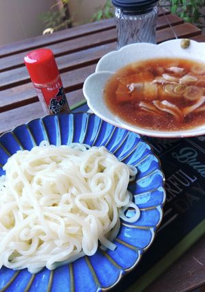 簡単豚肉つけうどん(温)-レシピのメイン写真