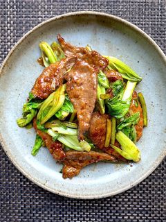 レバーと青梗菜のオイスター炒め -レシピのメイン写真