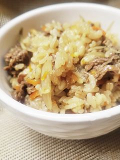 きんぴらごぼうの炊き込みご飯(雑穀米)-レシピのメイン写真