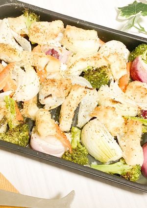 白身魚と野菜の香草グリル焼き-レシピのメイン写真