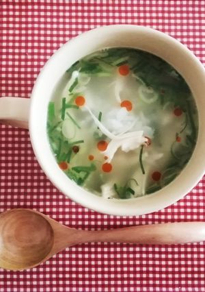 ご飯&サラダチキンdeサムゲタン風スープ-レシピのメイン写真