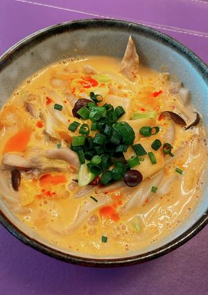 激簡単♪クリーミーキムチうどん-レシピのメイン写真