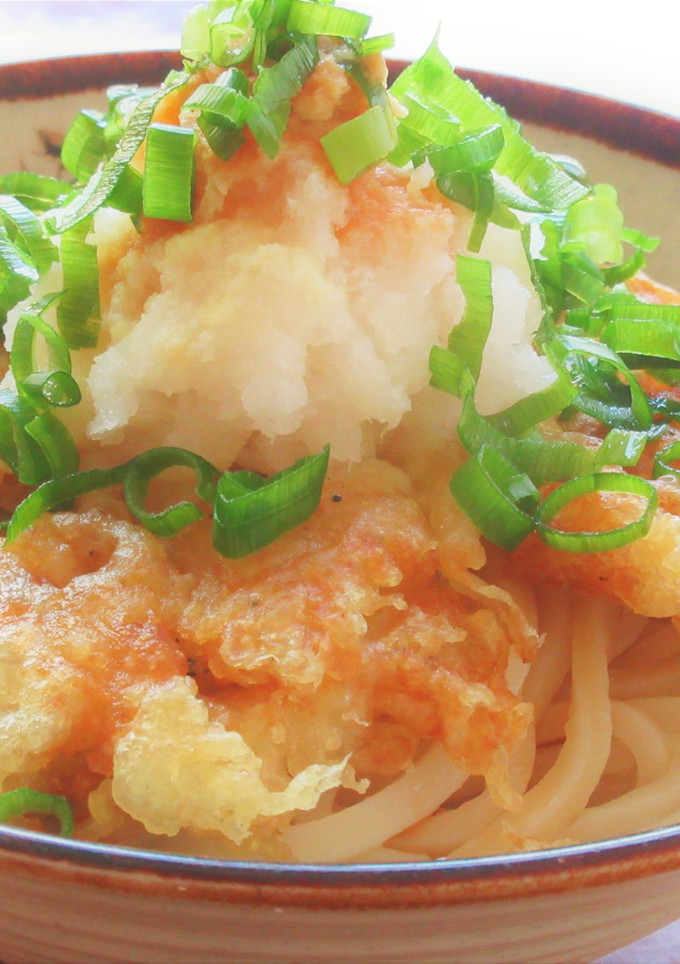 〖釜揚げしらすのかき揚げ　冷やしうどん〗-レシピのメイン写真