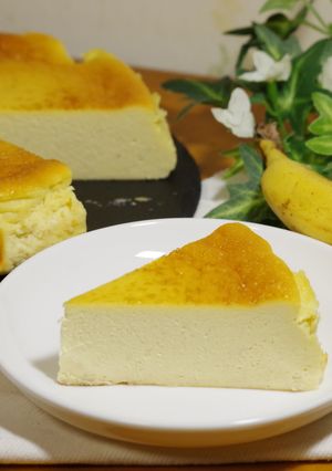 混ぜるだけ　バナナチーズケーキ-レシピのメイン写真