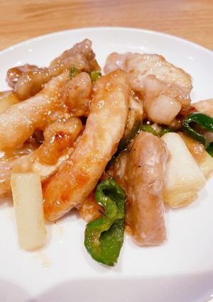 豚ロースとネギとピーマンのオイスター炒め-レシピのメイン写真