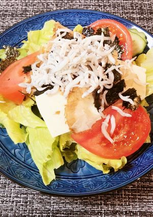 しらす豆腐の和風サラダ-レシピのメイン写真
