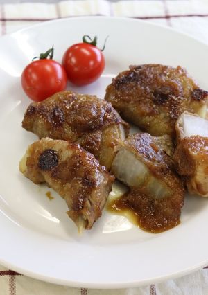 新玉ねぎの肉巻き-レシピのメイン写真
