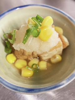 厚揚げのおろしとうもろこし-レシピのメイン写真