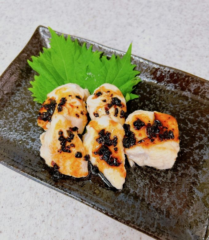 鶏ささみソテー♪豆豉ソースで-レシピのメイン写真