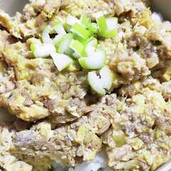 รูปของ 簡単ツナ玉丼