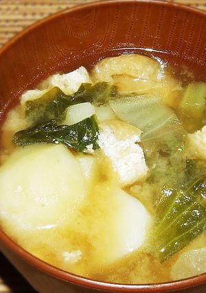 レタスの外葉は味噌汁の具-レシピのメイン写真