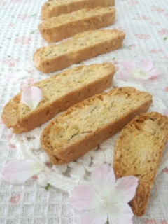 桜ビスコッティ-レシピのメイン写真