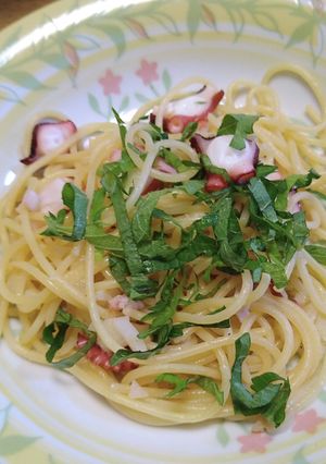 タコの♪ペペロンチーノ♪-レシピのメイン写真