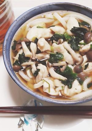 ササミ南蛮うどん-レシピのメイン写真