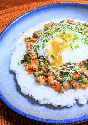 ニラたっぷりキーマカレー-レシピのメイン写真
