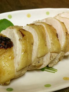 驚きのしっとり感!鶏胸肉でローストチキン-レシピのメイン写真