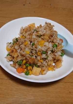 🌱油揚げとベジだし醤油和えチャーハン🌱💓-レシピのメイン写真