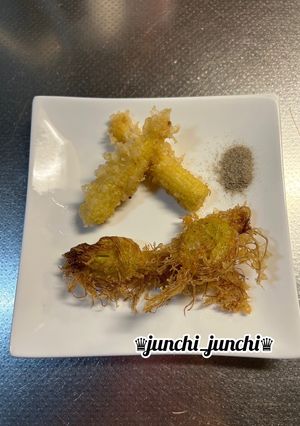 ★ヤングコーンとヒゲの天ぷら★-レシピのメイン写真