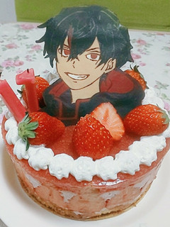カゲチヨ 苺ムースケーキ キャラチョコ-レシピのメイン写真