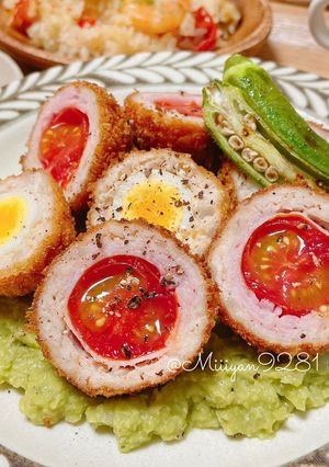 スコッチトマト&エッグ-レシピのメイン写真