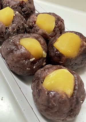 15分!1口 栗蒸しようかん-レシピのメイン写真