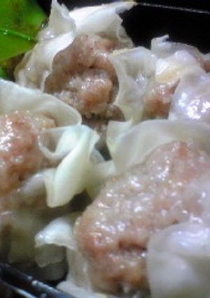 蒸し器なしでフライパンで焼きしゅうまい-レシピのメイン写真