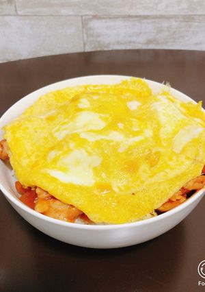 オムライスっぽい丼-レシピのメイン写真