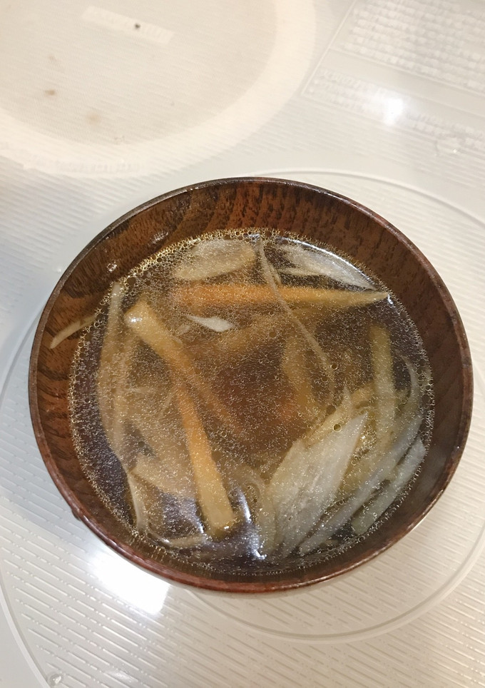 簡単にんじんと牛蒡のきんぴらスープ-レシピのメイン写真