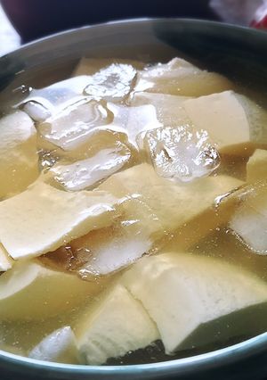 暑い夏に！ギンギンに冷えた白だし豆腐-レシピのメイン写真