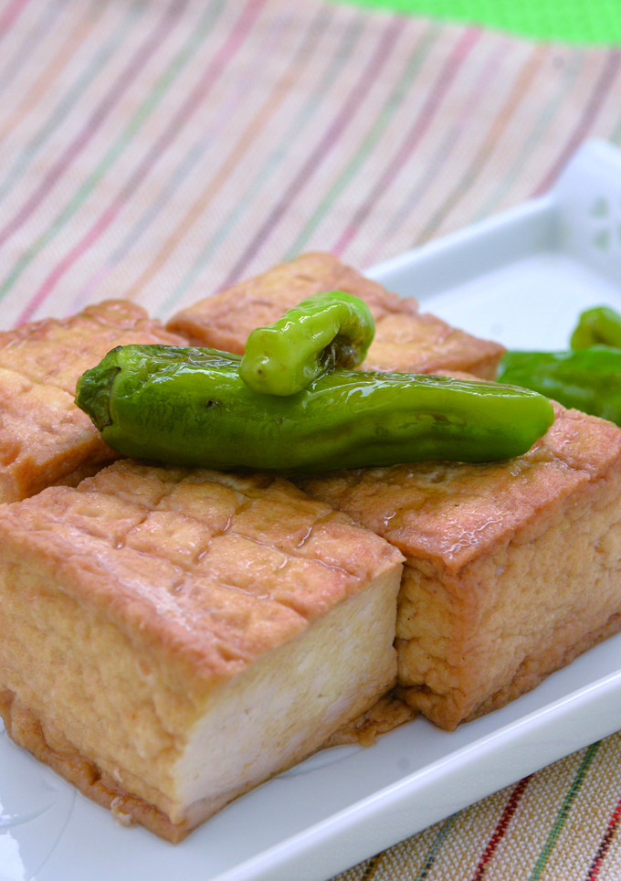生揚げとしし唐の照り焼き-レシピのメイン写真