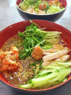 韓国風梅しそ冷麺-レシピのメイン写真