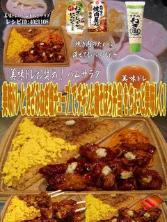 美味ドレとねぎ塩でチキン&鶏そぼろ弁当!-レシピのメイン写真