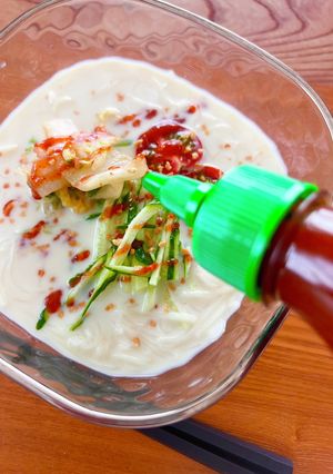 韓国で夏に人気の麺　コングクス♪-レシピのメイン写真