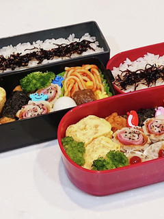 高校生(1年)弁当17&旦那さん弁当74-レシピのメイン写真