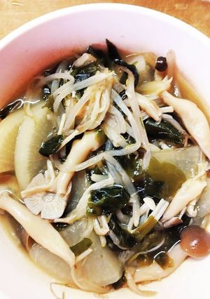❀大根とワカメ もやしの中華スープ❀-レシピのメイン写真