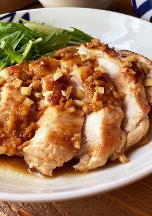簡単！ざくざく生姜の照り焼きチキン-レシピのメイン写真