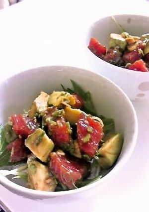 ダーリンに褒められるマグロアボカド丼-レシピのメイン写真