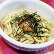 5分で完成!黄身がとろり♡油そば風うどん