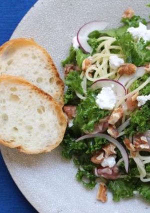 カリーノケールとカッテージチーズのパスタ-レシピのメイン写真