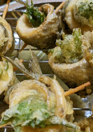 イワシの天ぷら♪青じそ&梅巻き-レシピのメイン写真