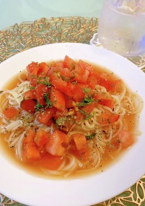 簡単紫蘇トマトそうめん-レシピのメイン写真
