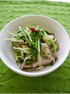 豆苗ときのこのマリネ-レシピのメイン写真