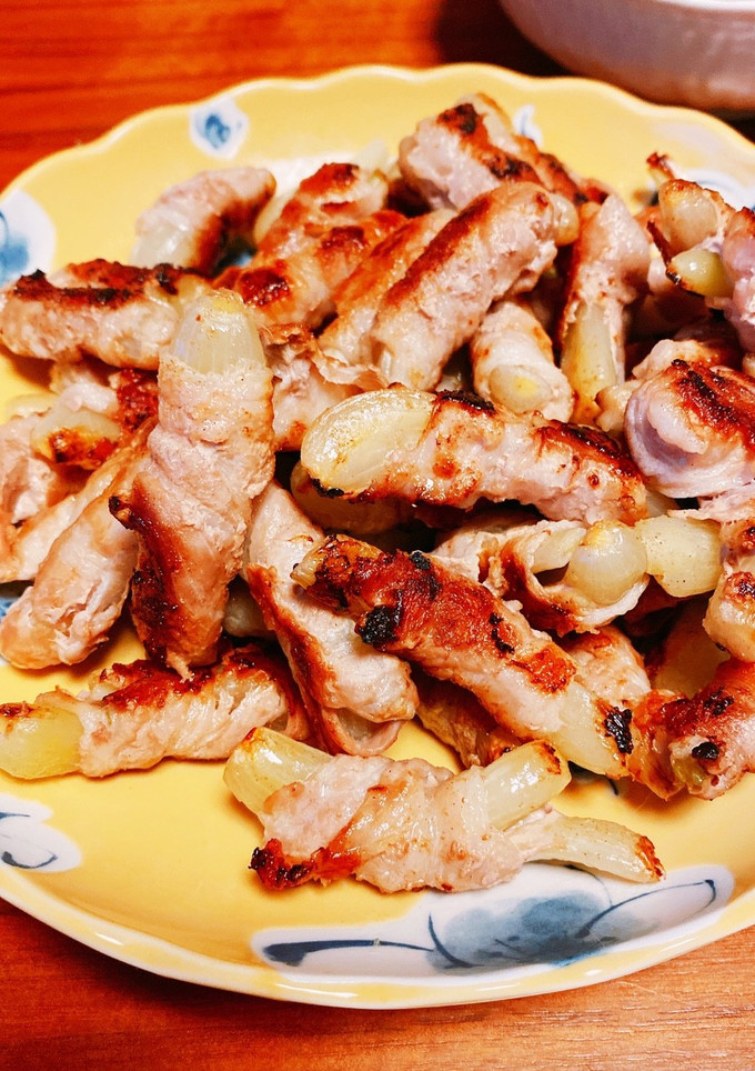 生らっきょうの肉巻き-レシピのメイン写真