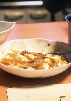 レタスを入れた麻婆豆腐　これおいしい好き-レシピのメイン写真