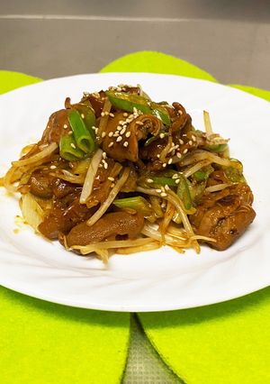 こてっちゃん☆もやし☆長ネギ炒め-レシピのメイン写真
