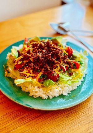 暑い日には タコライス-レシピのメイン写真