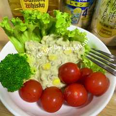 รูปของ アボカドツナコーンサラダ♪