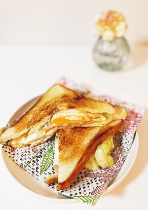 フライパンでホットサンド-レシピのメイン写真