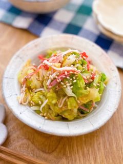 キャベツとカニカマの酢の物-レシピのメイン写真